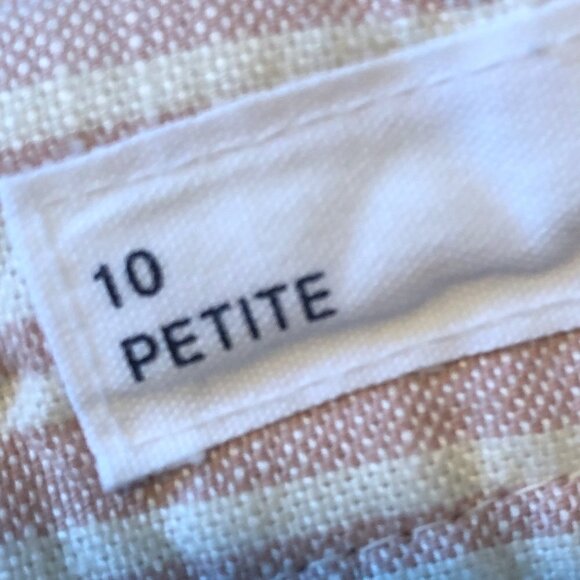 Gap Linen/Cotton Stripe Shorts 10P NWT - Picture 4 of 10